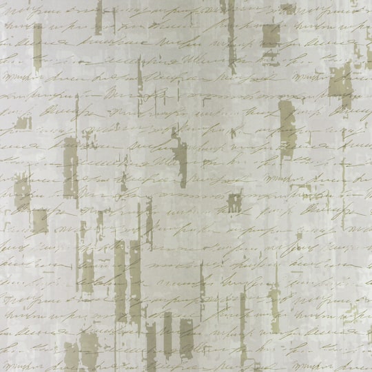 12" x 12" Parchment Script Foil Cardstock Paper by Recollections™